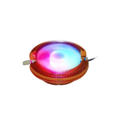 China RGB Led Lighting CPU Cooling Radiator For IntelLGA775 Core2DUO AL1050 22 DBA for sale