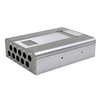 China Recintos de aluminio eléctricos grandes para el equipo Grey AL 6063-T5 de la electrónica en venta