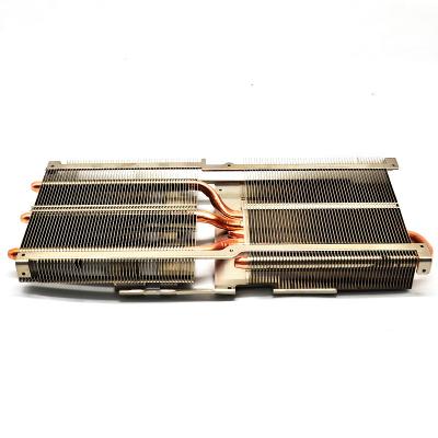 China Rustproof Power 150w Tube And Fin Radiator , ODM Heat Pipe Computer Cooling for sale