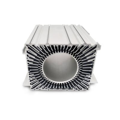 China Square rustproof Aluminum Extrusion Heat Sink With Anodizing Nature Flexible for sale