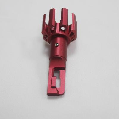 China Anodizing Red Aluminum CNC Machining Parts for sale