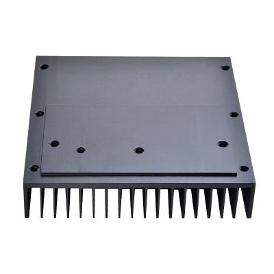 China CNC Precision Machining LED Heat Sink Aluminum AL6063 Anodizing Black for sale