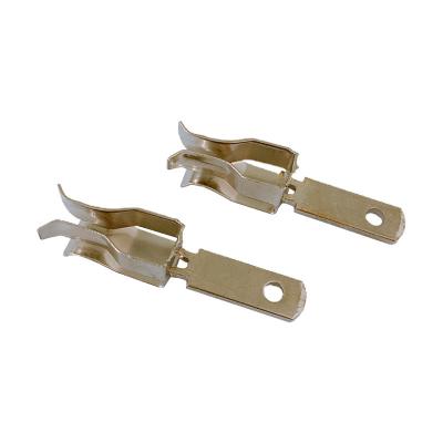 중국 Customized Copper Metal Stamped Parts High Precision Stamping For Socket Metal Shrapnel 판매용