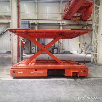 China Battery Operated Automatic Guided Carts Agv Heavy Duty Unlimited Distance for sale
