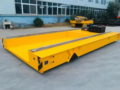 China Yellow AGV Transfer Cart High Running Accuracy For Factory Automation for sale