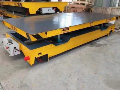China High Speed 0-20m/Min Rail Transfer Cart With Remote Control Emergency Stop for sale