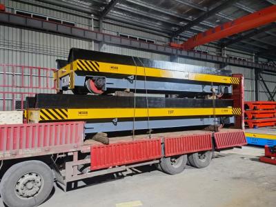 China 1000-5000kg Load Electric Powered Rail Transfer Trolley With ZG55 Wheels for sale