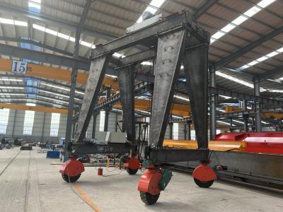 China 100T Rubber Tyre Mounted Gantry Crane With ISO CE SGS Certification for sale
