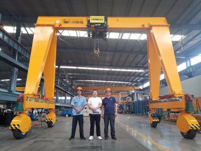 China 80t Lifting Capacity Rubber Tyred Gantry Crane 380VAC 50HZ Power Supply for sale