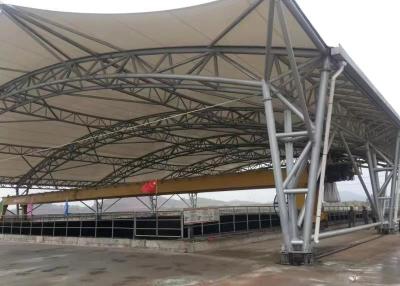 China High Strength Flexible Landfills Steel Structure Canopy With SGS Certification for sale