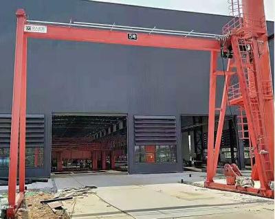 China Industrial Use 10-30m Light Duty Gantry Crane With Overload Protection Safety Device for sale