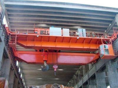 China Reliable 5-70t Foundry Overhead Crane Steel Mill Crane QDY Type for sale
