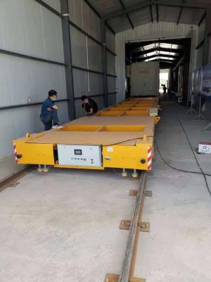 China Remote Controlled Rail Ladle Transfer Trolley With Emergency Stop for sale