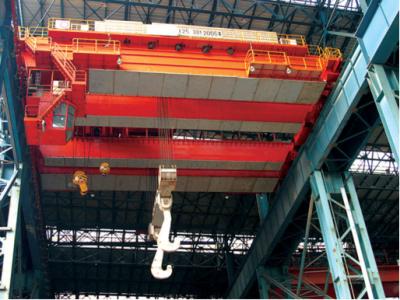 China High Strength 20 Tons Casting Crane With Safety Emergency Stop Button for sale
