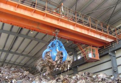 China Einstellbare Geschwindigkeit Müllgreifkran Greifschaufelkran Anpassbar zu verkaufen