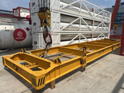 中国 20m リフティング高度 堤防 コンテナ クレーン スプレッダー 20-45t 負荷容量 販売のため
