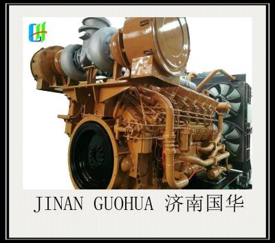 中国 シリンダーアレンジメントフォーム V 882kw 1000HP ジチャイ・チドン Z12V190b 海上ディーゼルエンジン 販売のため
