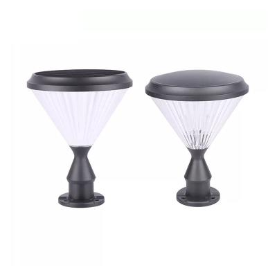 China 5V 4.5W Led Patio Post Lights Lantern Outdoor Modern Fence Post Caps 26x26x33cm for sale
