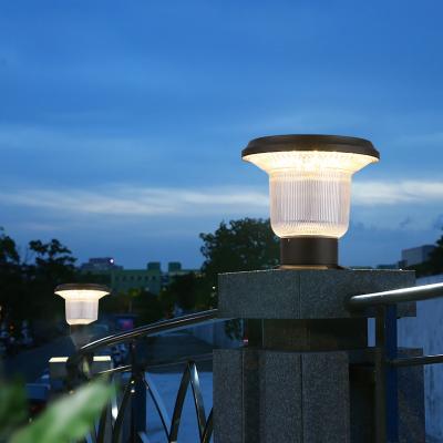 China Garden Yard  Solar Led Post Lamp Fixture Light Outdoor 5V 4.5W 26x26x25cm for sale
