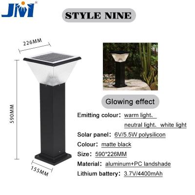 China Outdoor Solar Lawn Lights Decorative Yard 6V 5.5W Polysilicon  226x590mm for sale