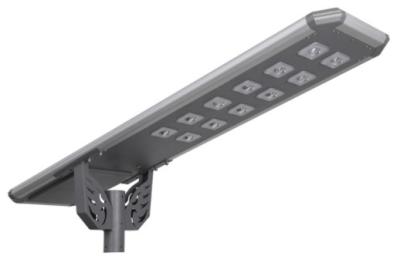 China Parking Lot 200w Integrated Led Solar Street Light Solar Cell 8 Angles 10 Heads 1100x396x95mm for sale