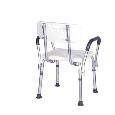 China Anti Slip Safest Shower Chair Brushed Aluminum Shower Bench for sale