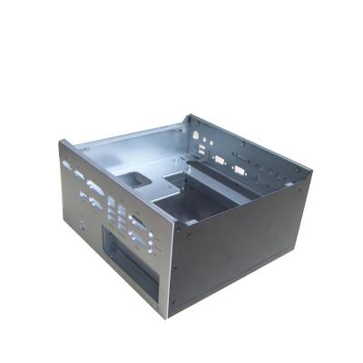 China Oem Precision Sheet Metal Fabrication Custom 1.5mm Silver Aluminum 5052 Box Service for sale