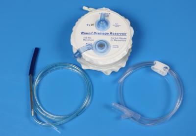China Stainless Steel Medical Disposable Supplies Sterile 400ml Closed Wound Drainage Reservoir System for sale