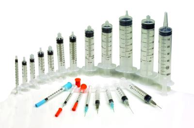 China Látex descartável longo do látex da seringa das agulhas livre em tamanhos de 1ml 2ml 3ml 5ml 10ml 20ml 30ml 50ml 60ml à venda