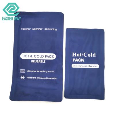 China Home Care Microwave Reusable Pain Relief Hot Cold Gel Pack 23x13cm/21x14cm for sale