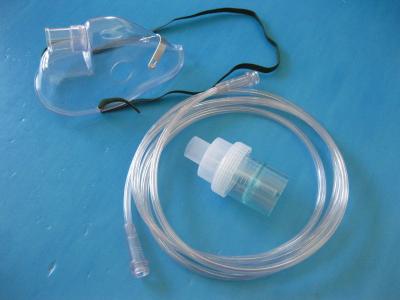 China Transparent Disposable Medical PVC Infant Adult Nebulizer Mask Kit for sale