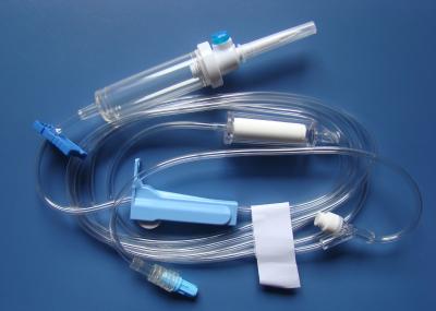 China 5um Disposable Infusion Set IV Set With Luer Lock Or Luer Slip Connector Tube Clamp Available for sale