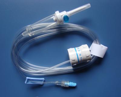 China Sistema disponible de la infusión del EO con el conector del resbalón de Luer de la cerradura de Luer y el indicador de la aguja 10G-30G en venta