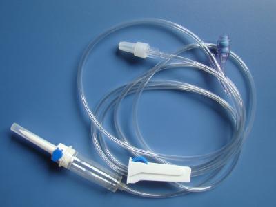 China 10G-34G Disposable Infusion Set With Luer Lock Luer Slip Connector Flow Rate 10/20/60 Drops for sale