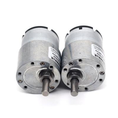 China JGB37-520 Diy Engine Dinamo High Torque Gear Box Electric Motor Dc 7Rpm To 960 Rpm Metal Gearbox Dc Motor Voltage Dc 6V for sale