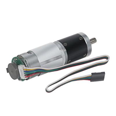 China 340 RPM 12 Volt Gear Reduction Motor Planetary Micro Gear Motor With Encoder for sale