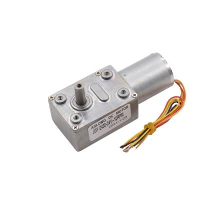 China 100rpm 12V 24V Worm BLDC Brushless DC Gear Motor With Encoder for sale