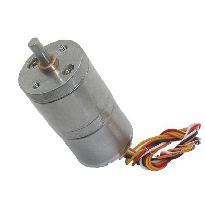 China 25mm BLDC Brushless DC Gear Motor 24V 2000RPM CCW CW Brake PMW Speed Control for sale