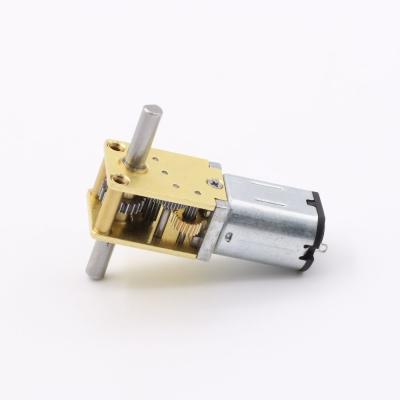 China Metal N20 DC Gear Motor 12V 381rpm Slow Speed High Torque Engine for sale