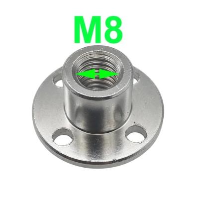 China M8 Flange Coupling Nut Inner Diameter 8MM For The Threaded Shaft Of The Motor for sale