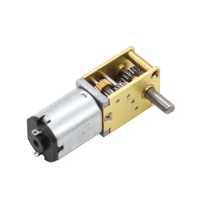 China 6v 12v DC Worm Gear Motors 381rpm n20 speed reduction motor for sale