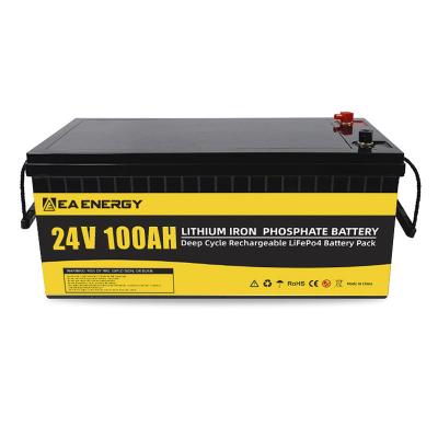 China 24V 100Ah IP65 Solar LiFePO4 Battery For Home Storage System for sale