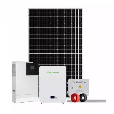 China sistema de energía solar del almacenamiento de la batería 5kW, sistema de reserva de batería del hogar de 48V 100Ah en venta