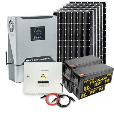 중국 MPPT 인버터와 10kW 48V 200Ah 딥 사이클 태양 전지판 에너지 저장 시스템 판매용