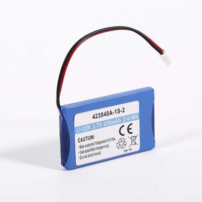 China 3.7V 650mAH 423048 Rechargeable Lipo Battery Constant Current 1C for sale
