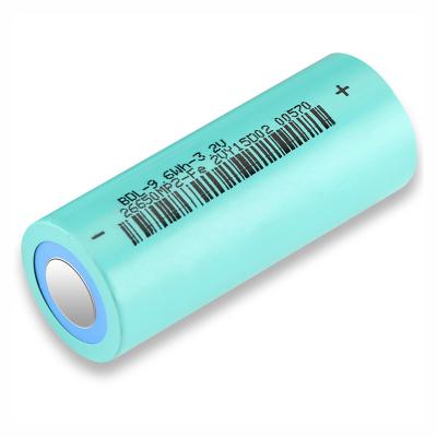 China 3.2v 3200mAh 26650 Lifepo4 Cylindrical Cells For Robots Solar UPS for sale