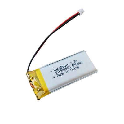 China 3.7V 500mAh 602045 Lithium Ion Polymer Battery For Mobile Devices for sale