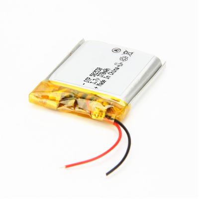 China 502530 lítio recarregável Ion Polymer Battery Pack 3.7V 370mAh à venda