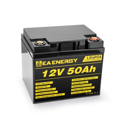 China 12V 50Ah Deep Cycle LiFePO4 Battery CE UL UN38.3 MSDS Approved for sale