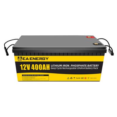 China 12V 400Ah 5120Wh Deep Cycle Lithium Ion Battery 32700 LiFePO4 Cell for sale
